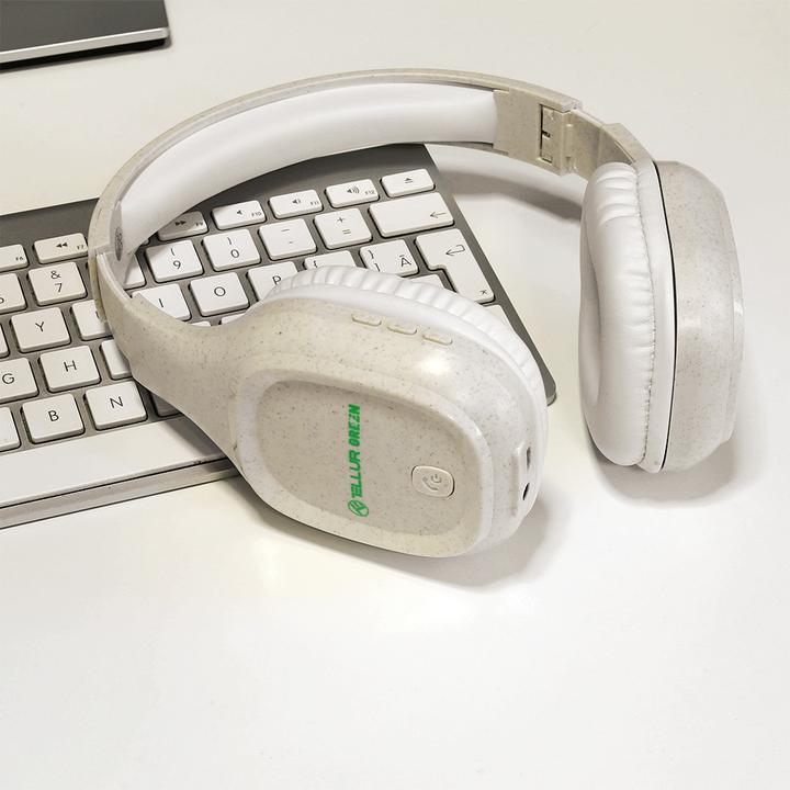 Immagine prodotto Tellur Cuffie Over-Ear Bluetooth verdi Pulse Crema pieghevole (8 h, Cablato)