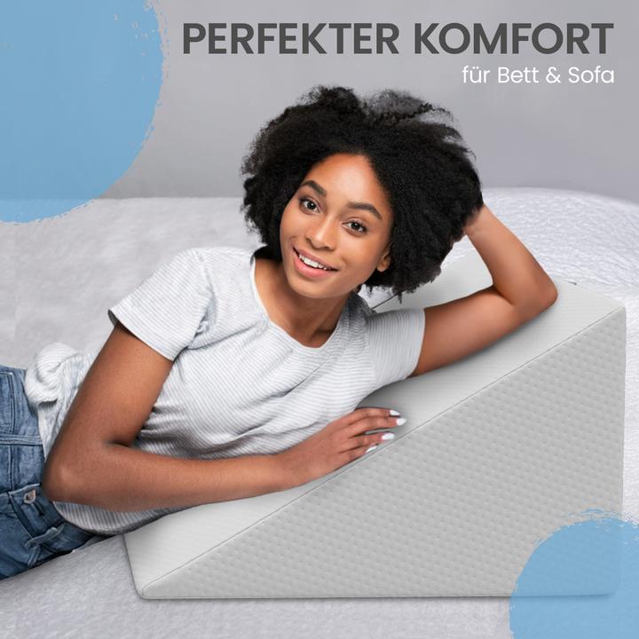 Actual product image Aktivshop Bett und Sofa Keilkissen (30 x 50 x 60 cm)