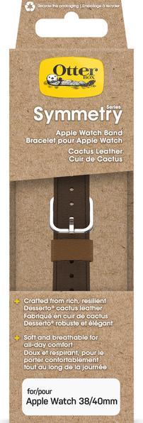 Actual product image OtterBox Symmetry Cactus Leather Watch Band for Apple Watch 9/8/7 41mm (41 mm, 38 mm, 40 mm, Vegan Leather)