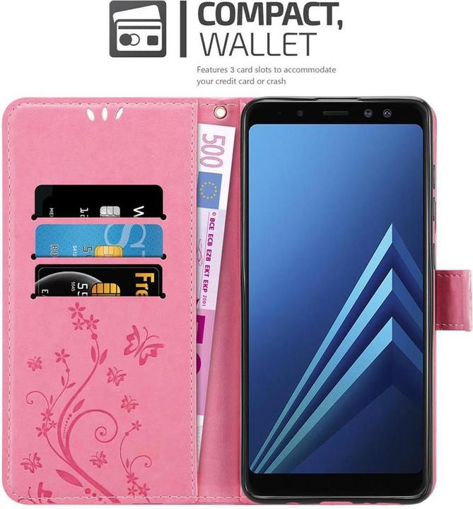 Image du produit Cadorabo Pochette Flower Book (Samsung Galaxy A8 (2018))