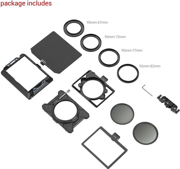 Immagine prodotto SmallRig Scatola opaca multifunzione leggera (ø95 mm) VND Kit (Tappetino Box)