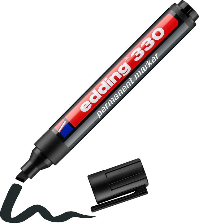 Immagine prodotto Edding Marcatore permanente 330 (Nero, 1 mm, 1 x)