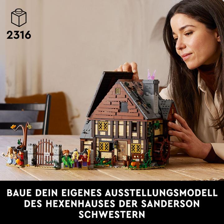 Produktbild LEGO Disney Hocus Pocus: The Sanderson Sisters' Cottage (21341, LEGO Ideas, LEGO Seltene Sets)