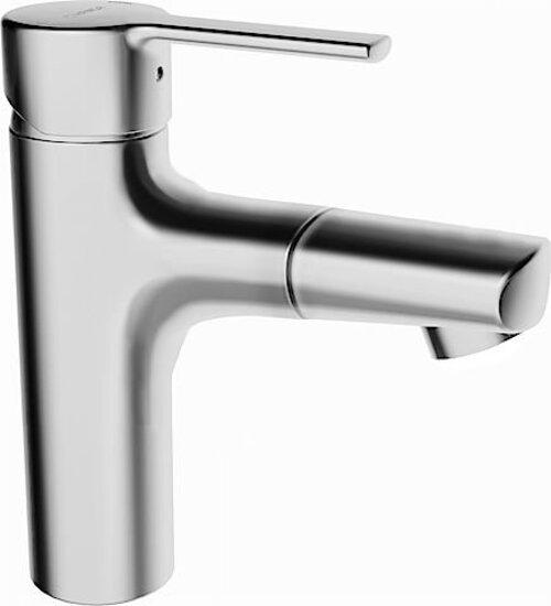 Actual product image Hansa Hansaronda basin mixer, with drain set, pull-out spout, projection: 125 mm, 03012173