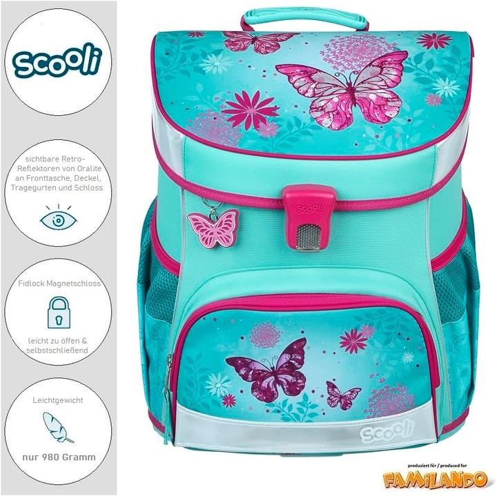 Produktbild Familando Mädchen Schulranzen, 5-teiliges Set (18 l)