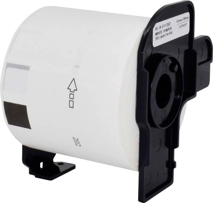 Actual product image Renkforce Labels Roll 62 x 100 mm Paper White 300 pcs Standard RF-6027498 Ve