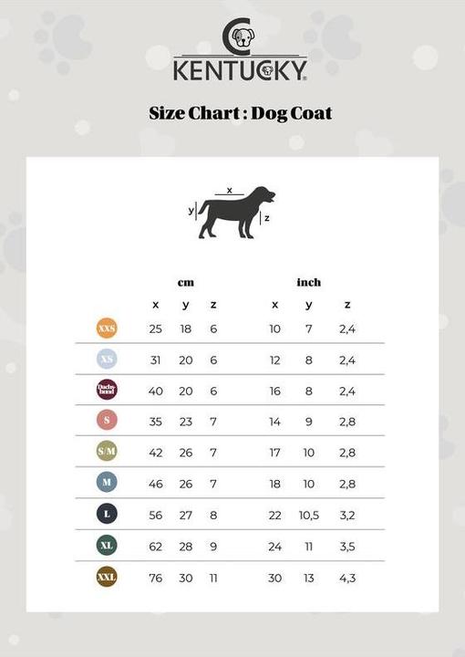 Produktbild Kentucky Dogwear Hundemantel wasserdicht 300g (XS, Hundemantel)
