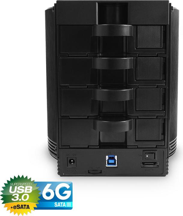 Image du produit Fantec SQ-35U3E-6G NOIR ALU (3.5")