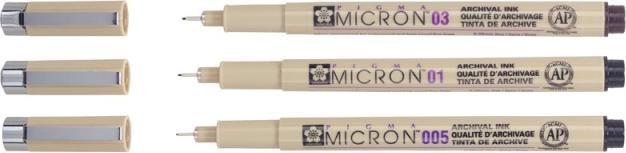 Produktbild Sakura Pigma Micron (Schwarz, 3 x)