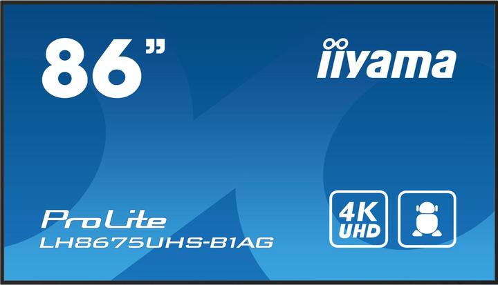 iiyama 217,4cm(85,6") LH8675UHS-B1AG 16:9 3xHDMI+2xUSB IPS retail (spedizione) (3840 x 2160 pixel, 85.60")
