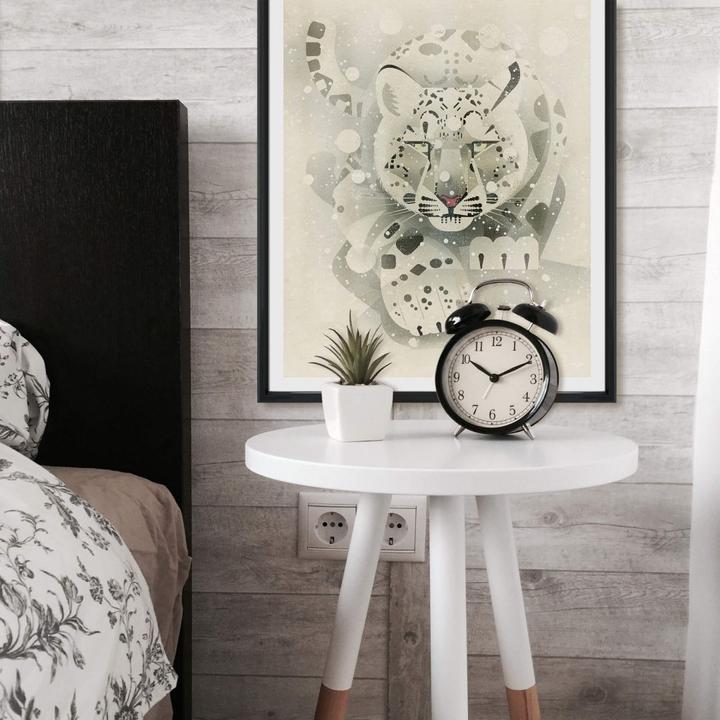 Actual product image Trenddeko Snow Leopard (30 x 40 cm)