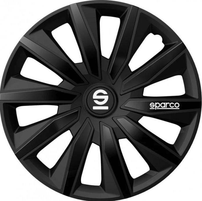 Actual product image Sparco Set of 4 hub caps - wheel trims Milano Design (14")