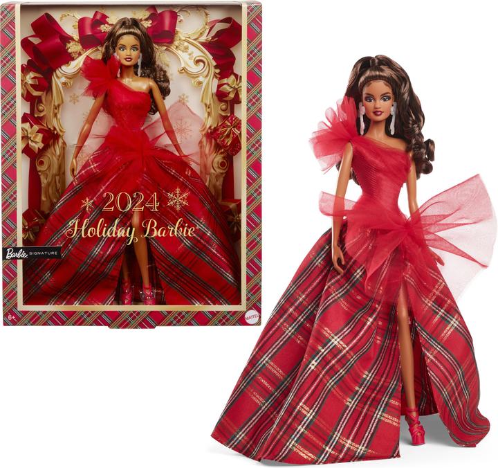 Image du produit Mattel Ppe Chatain Joyeux Noel Barbie