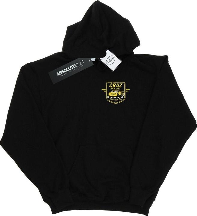 Disney Cars Cruz Ramirez Faux Pocket Logo Kapuzenpullover (XXL)