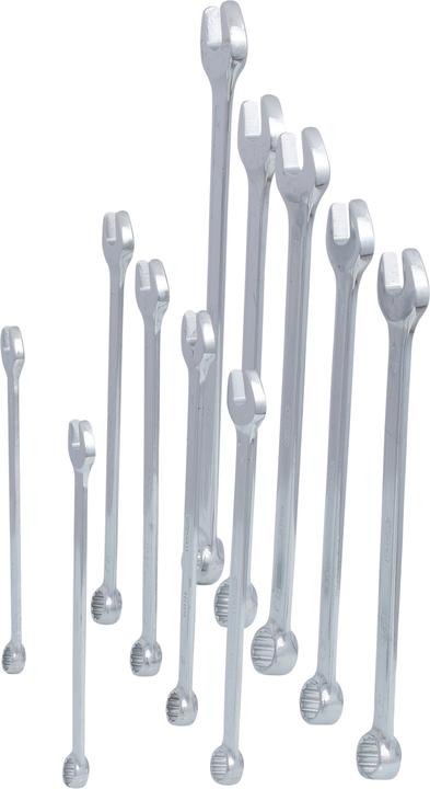 Produktbild KS Tools Ringmaulschlüssel-Satz XL, 15° Gabelstellung, 11 Teile, 12 - 24 mm (12 mm, 14 mm, 16 mm, 18 mm, 22 mm, 13 mm, 15 mm, 17 mm, 19 mm, 21 mm, 24 mm)