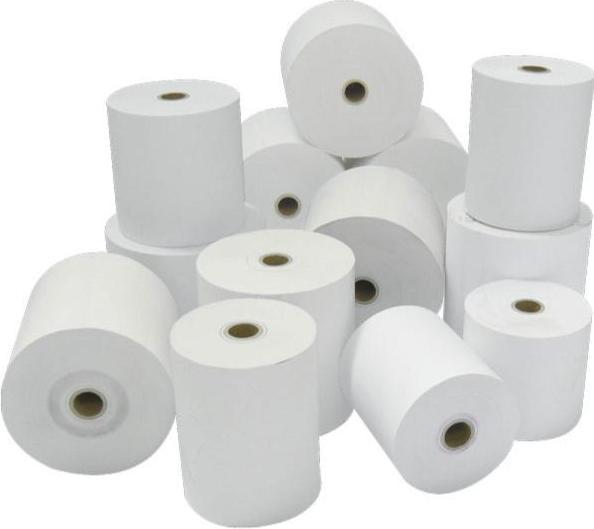 No Name Rouleau de papier ordinaire avec copie 65076-20210 Largeur : 76mm Longueur : 25m Diamètre : 65mm