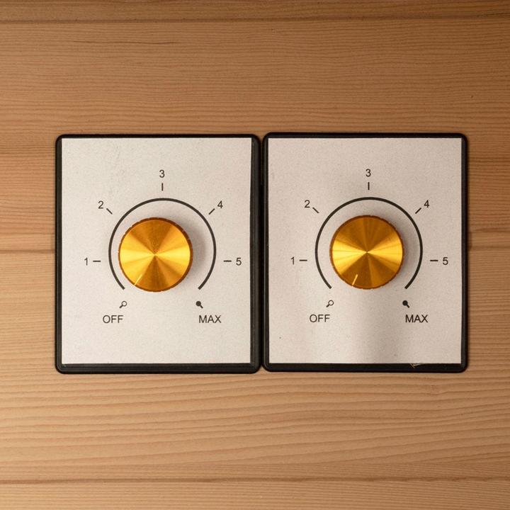 Produktbild Home Deluxe Infrarotkabine IKENNA DELUXE M - 5 Hochleistungs-Vollspektrumstrahler - 120x105cm für 2 Personen