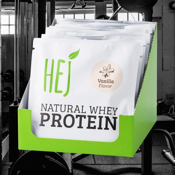 Actual product image HEJ Nutrition HEJ Natural Whey Protein (Vanilla, 1 pcs., 449 g)