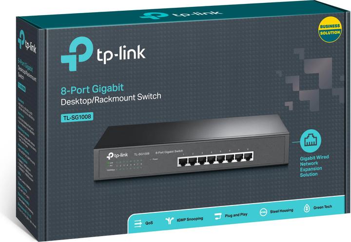 Produktbild TP-Link TL-SG1008 (8 Ports)