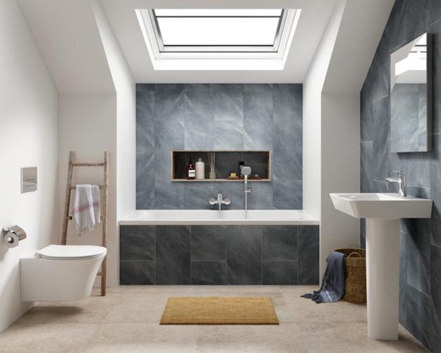 Actual product image Ideal Standard rimless low-level WC Connect Air white wall-mounted Aquablade E005401