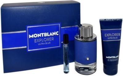 Image du produit Montblanc Coffret Explorer Ultra Blue - 100 ml d'eau de parfum, 75 ml de spray de voyage, 100 ml de gel douche (Set parfum)