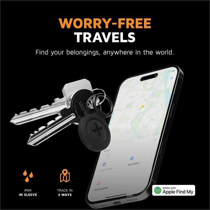 Actual product image Xtorm TravelTag 1 stück - IP64 (Apple)