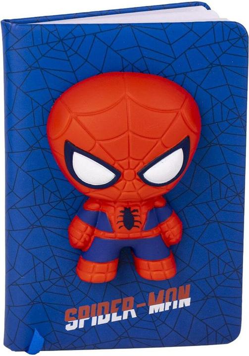 Actual product image Spiderman Notebook Spider-Man SQUISHY Blue 18 x 13 x 1 cm (Soft cover)