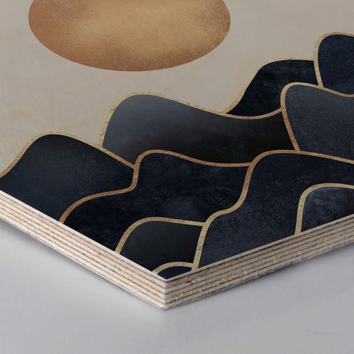 Produktbild Trenddeko Wellen (25 x 22 cm)