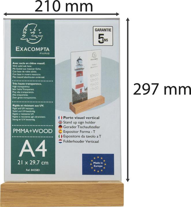 Image du produit Exacompta Porte-étiquette (A4)