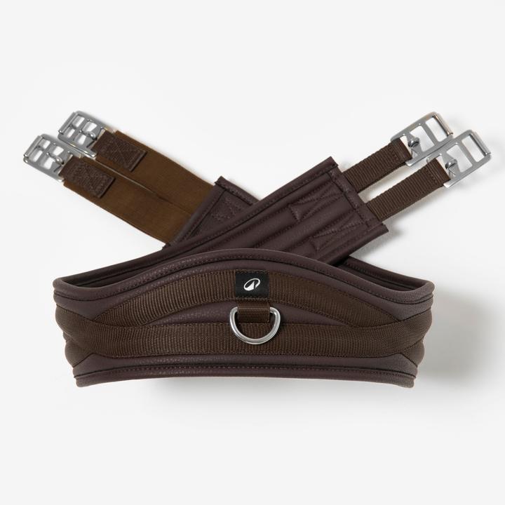 Image du produit Fouganza Sangle équitation synthétique cheval et poney - 100 marron