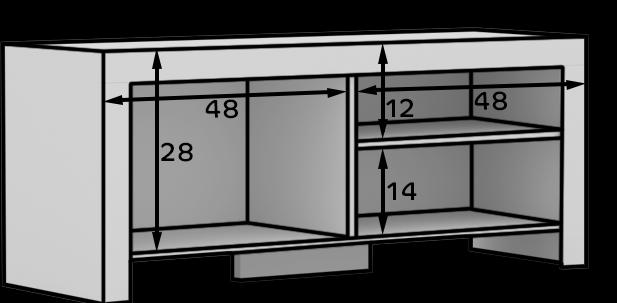 Image du produit ADRK Furniture Rtv 1d Cesiro