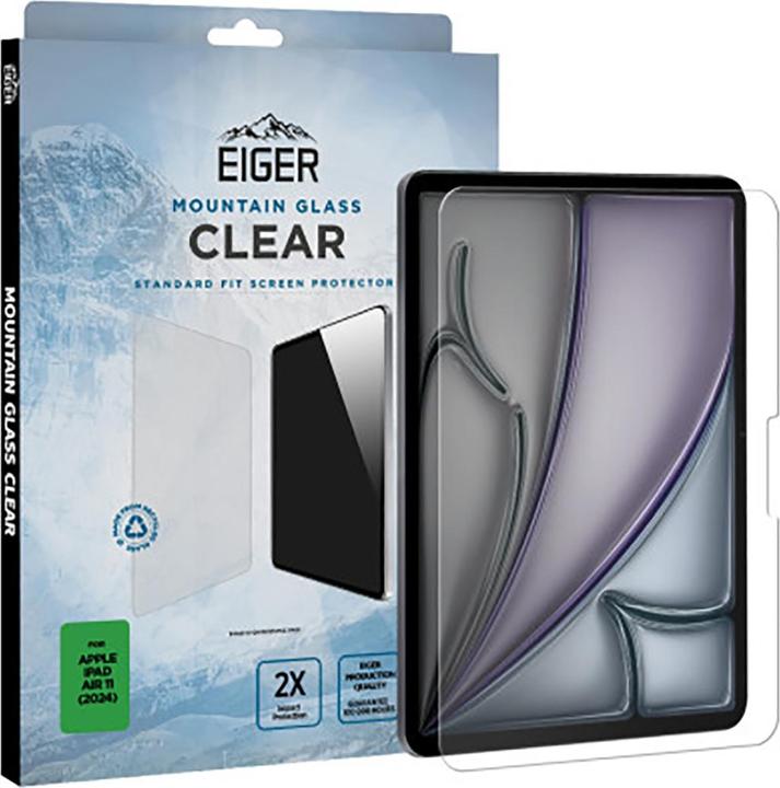 Actual product image Eiger Mountain Glass Clear (1 Piece, iPad Air 11 2024 (M2), iPad Air 11 2025)