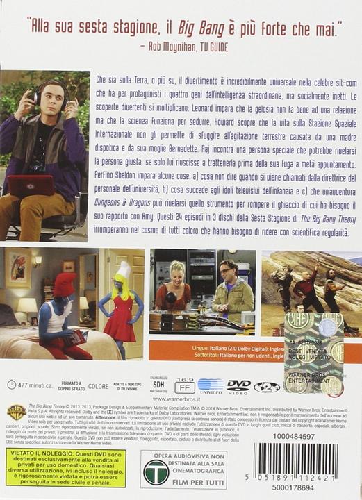 Produktbild The Big Bang Theory St.6 (Box 3 DVD) (DVD, 2014, Italienisch, Englisch)