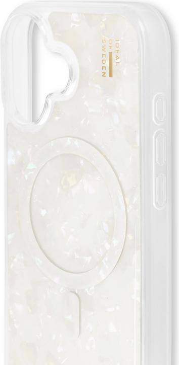 Actual product image iDeal Of Sweden Magsafe Designer Hard-Cover Pearlised White (Apple iPhone 16 Plus)