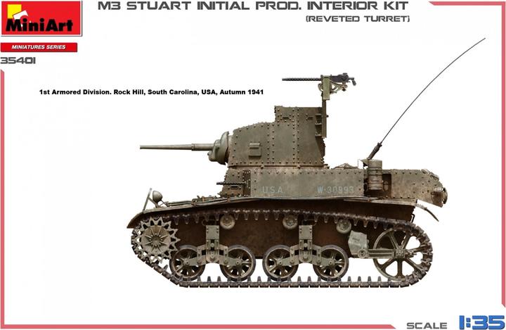 Actual product image Miniart 1:35 - M3 Stuart Initial Prod, Interior Kit