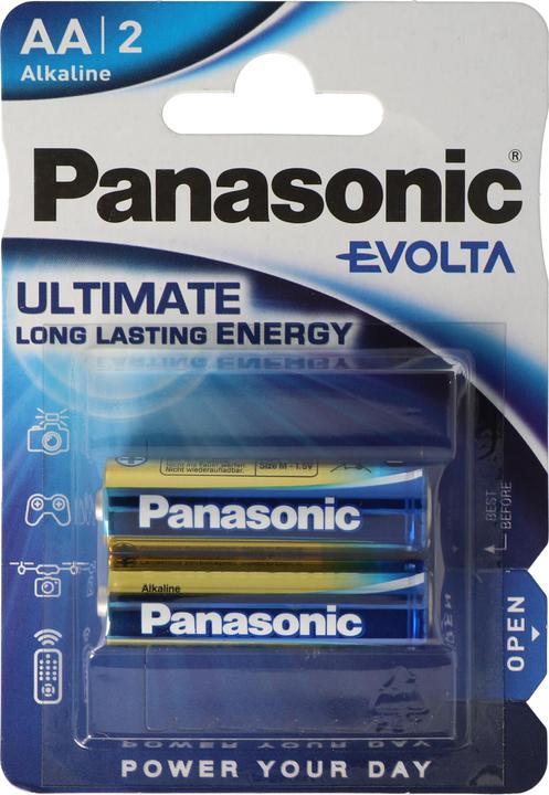 Produktbild Panasonic 1x2 Evolta LR 6 Mignon (2 Stk., AA)