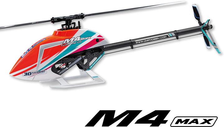 Actual product image OMP Hobby Helicopter M4 Max Combo Orange, kit
