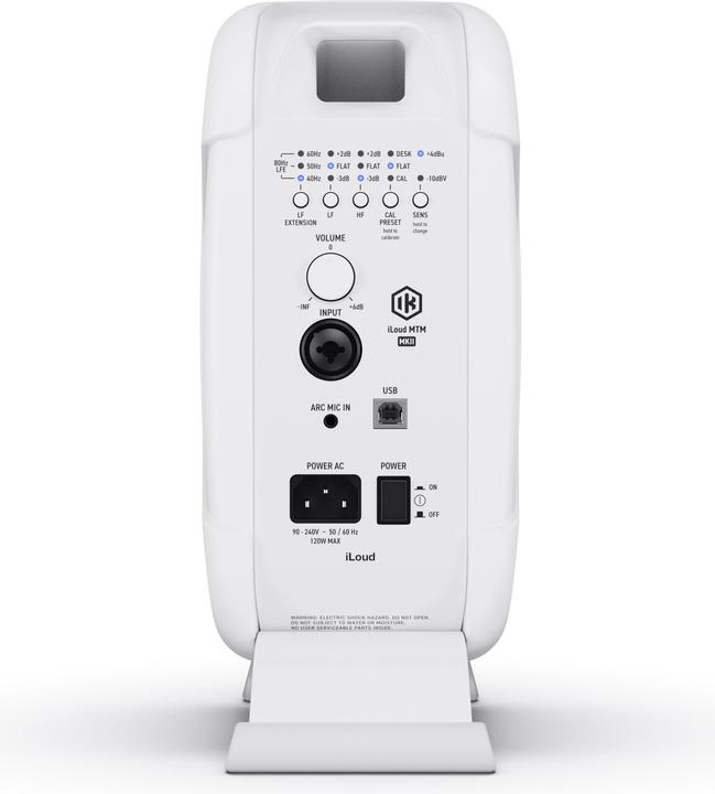 Produktbild IK Multimedia iLoud MTM MKII Single WHITE (Aktiv, 1 Stk., 1x 100 W)