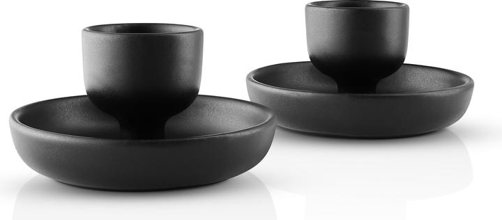 Immagine prodotto Eva Solo - Nordic kitchen Eierbecher - Black - 2 St. H6 cm x 11 cm (2 x)