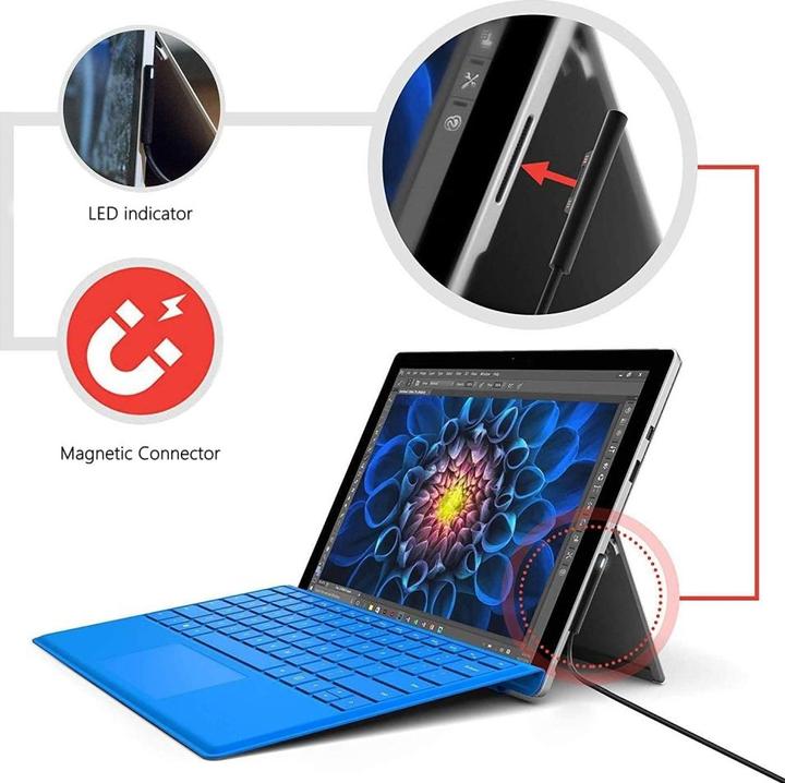 Produktbild PowerGuard USB-C zu Microsoft Surface Kabel (1.5m) (60 W)