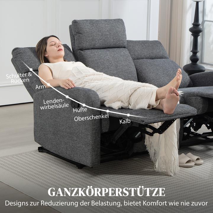 Actual product image Homcom Relaxsessel Polyester Grau