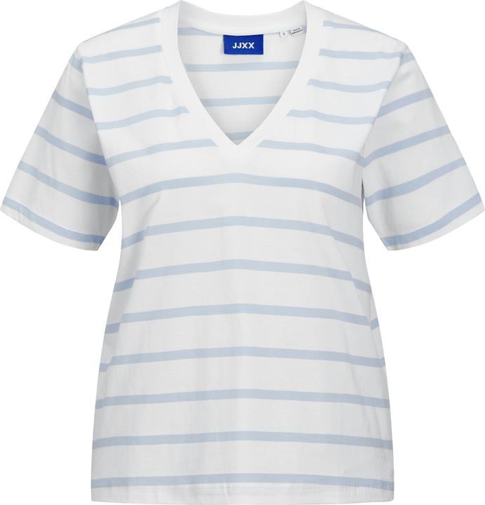 Produktbild JJXX Jxannie Reg Vneck Stripe Ss Tee Jrs Sn (L)