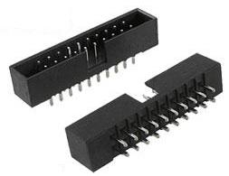 Actual product image OEM 2x10 pin header DIN 41651 RM 2.54mm with jacket