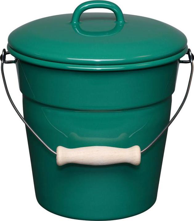 Produktbild Riess Email Allzweckeimer mit Deckel 20cm 3,5L NATURE-GREEN DARK (3.50 l)