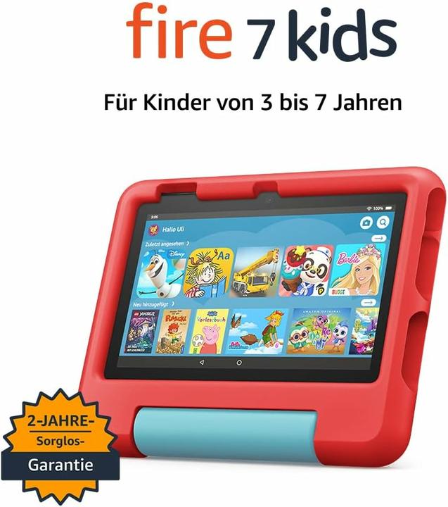 Productafbeelding Amazon Fire 7 Kids 16GB (7", 16 GB, Rood)
