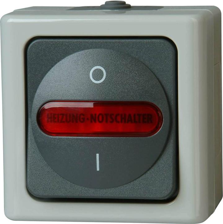 Produktbild Kopp Heizungs-Notschalter grau