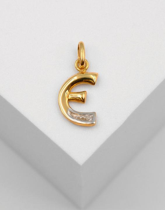 Image du produit Muau Lettre (750, Or blanc, Or jaune 18 carats)