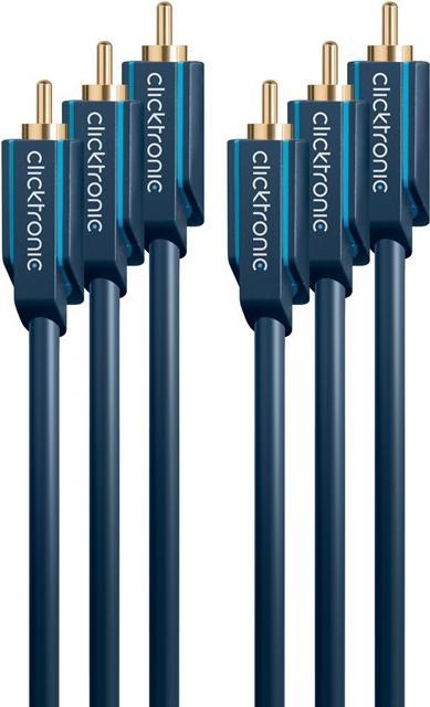 Produktbild clicktronic Component Video — Composite Video (10 m, Cinch)