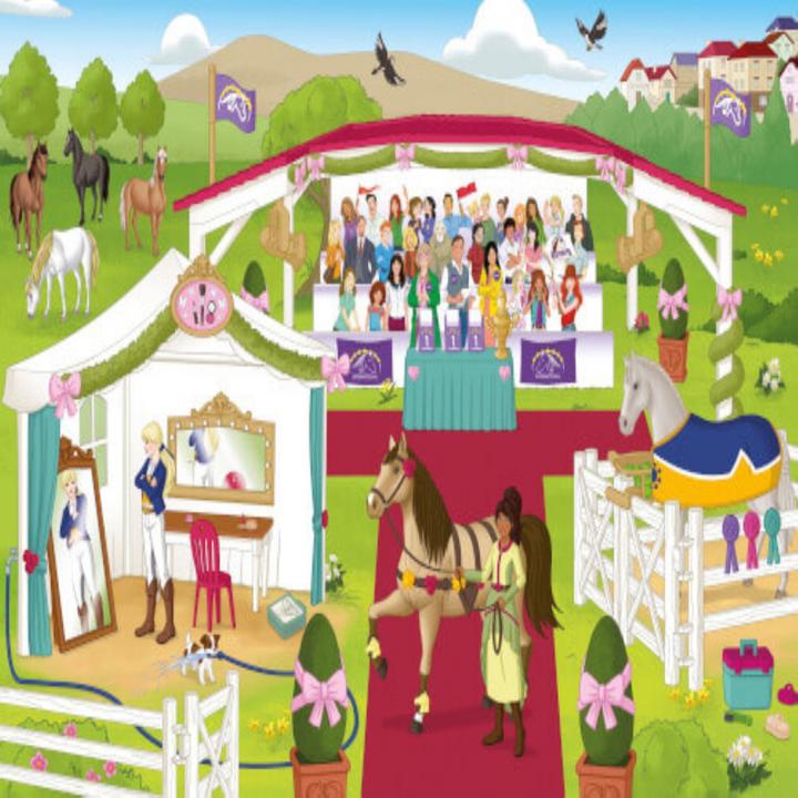Produktbild Schmidt Spiele Horse Club Puzzle Box (60 Teile)