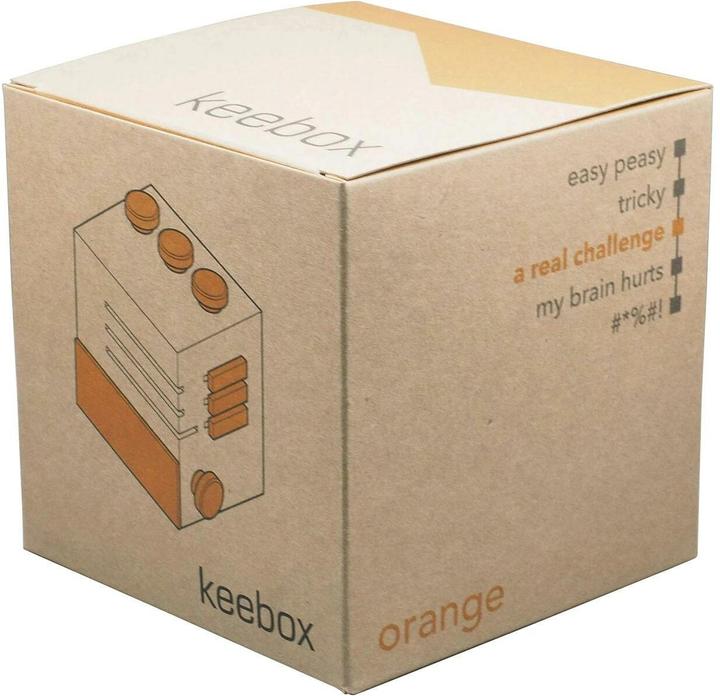 Produktbild Keebox orange - Rätselbox / Rätselspiel